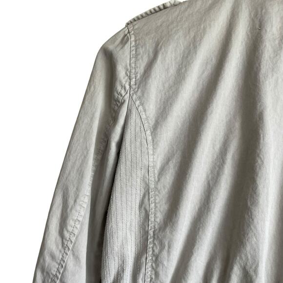 Lily Aldridge Women Jacket S Beige Adjustable Waist Lightweight Utility Gorpcore - Picture 8 of 14